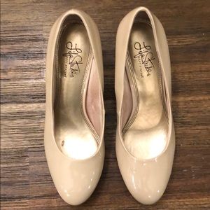 Beige pumps